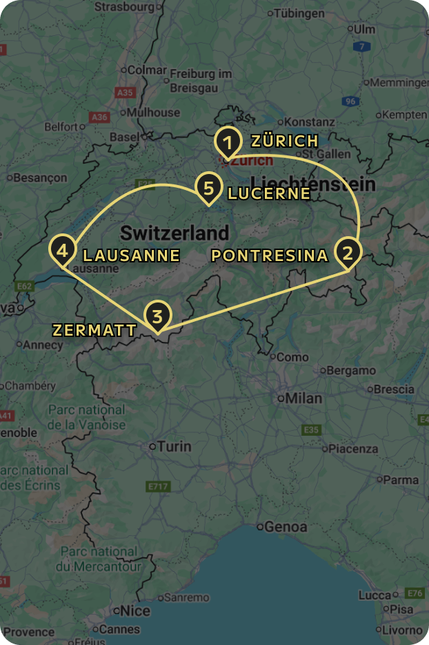 Swiss Hiking & Glacier Express